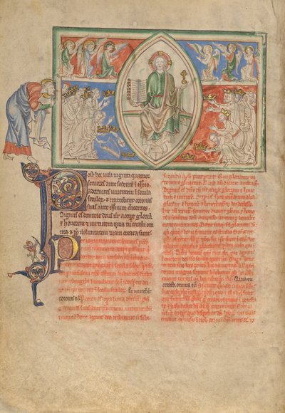 The Twenty-Four Elders Pay Homage to the Throne of God by Unbekannt Unbekannt
